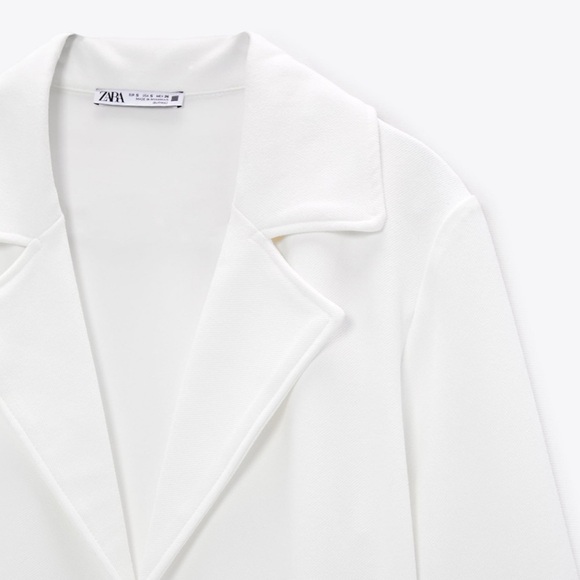 ZARA BNWT Faux Suede Twill Coat - Picture 4 of 5